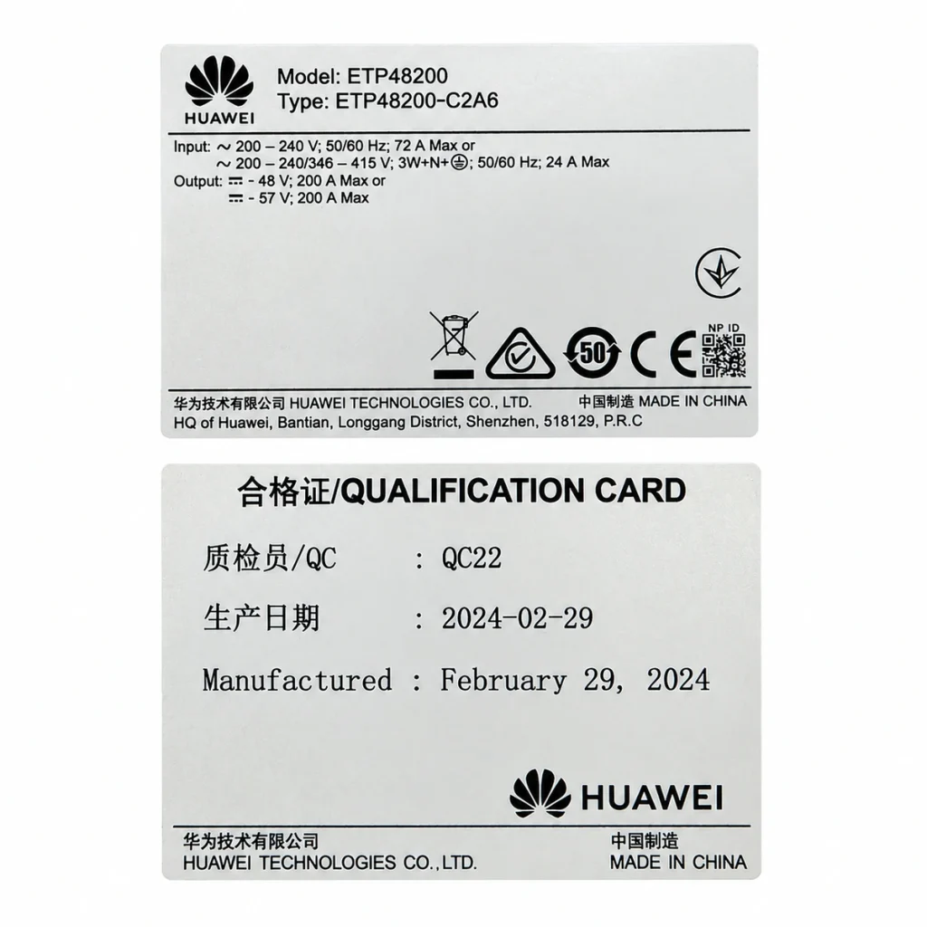 Huawei ETP48200-C5A1 Embedded DC Power System 200A