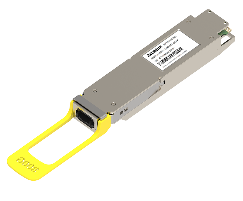 Accelink OSFP112 800G DR8 LPO Linear-drive Pluggable Optical Module (500 m, ≤7.5 W)