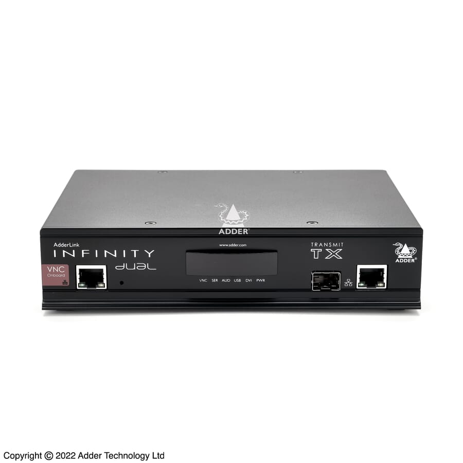 AdderLink Infinity 2112T Dual-Head DVI IP KVM Transmitter