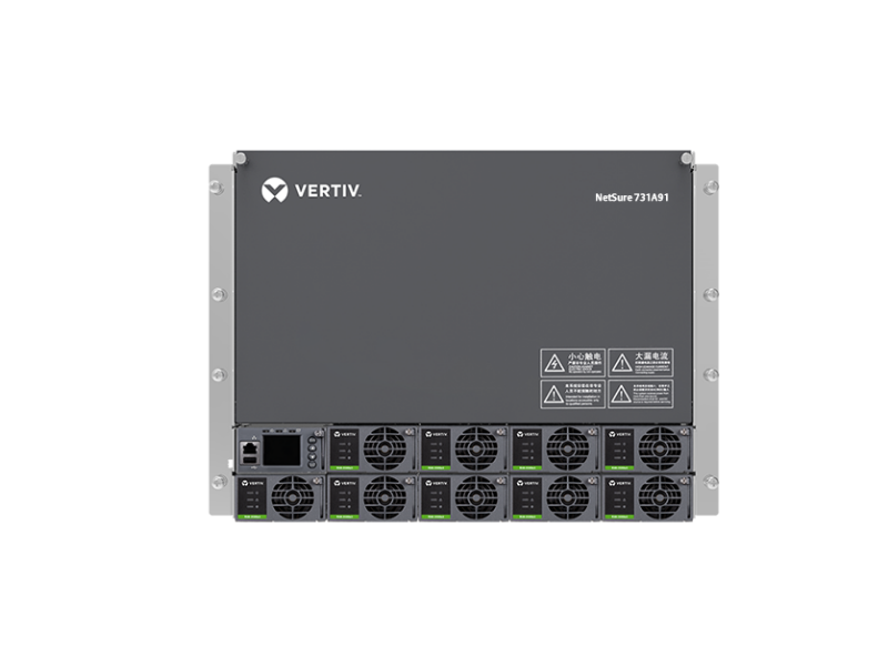 Vertiv NetSure 731 A91 embedded 48V DC power system 8U 450A