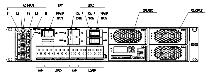 Huawei ETP4890-A2 Embedded DC Power System 90A