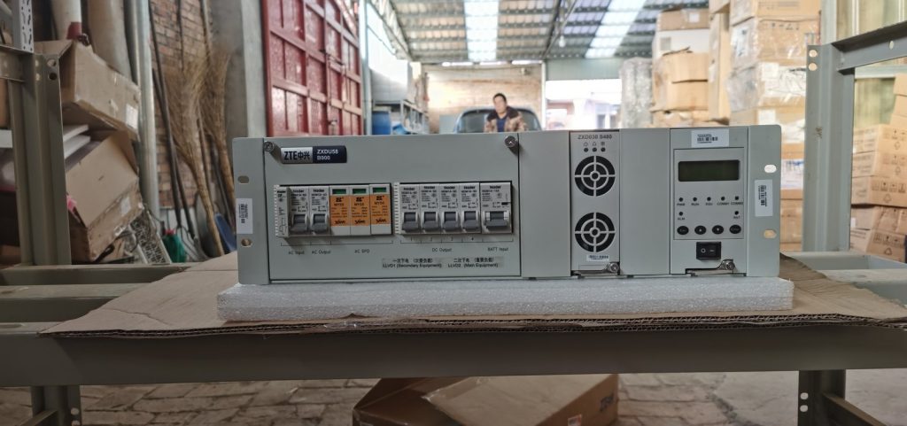 ZTE ZXDU58 B900 Indoor Telecom Power Cabinet 90A. Model ZXDU58.