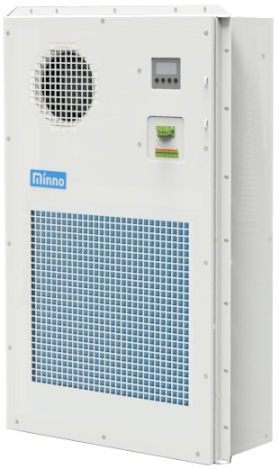 DC cabinet air conditioner with digital control panel